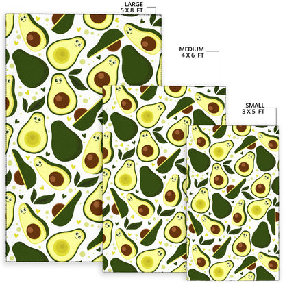 Avocado Pattern Print Design AC06 Area Rugs