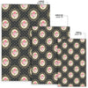 Rose Pattern Print Design RO015 Area Rugs