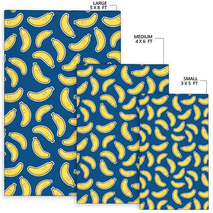Banana Pattern Print Design BA03 Area Rugs