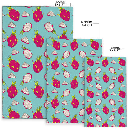 Dragonfruit Pattern Print Design DF01 Area Rugs