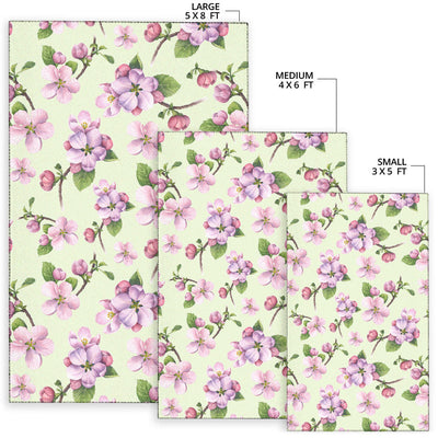 Apple Blossom Pattern Print Design AB05 Area Rugs