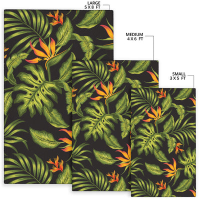 Bird Of Paradise Pattern Print Design BOP013 Area Rugs