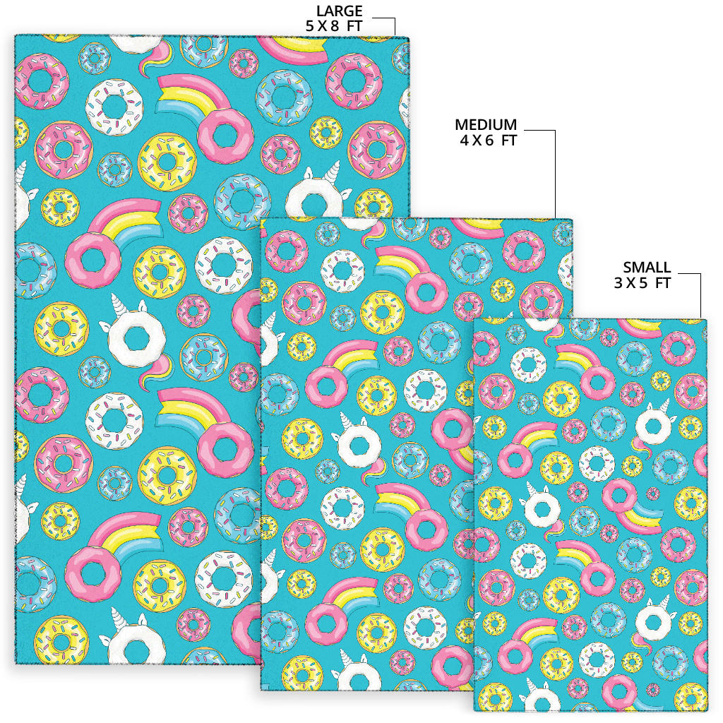 Donut Pattern Print Design DN013 Area Rugs