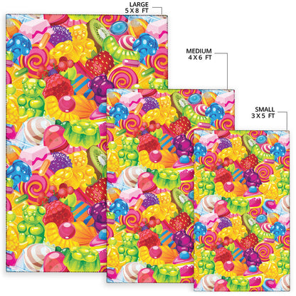 Candy Pattern Print Design CA01 Area Rugs