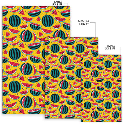 Watermelon Pattern Print Design WM02 Area Rugs