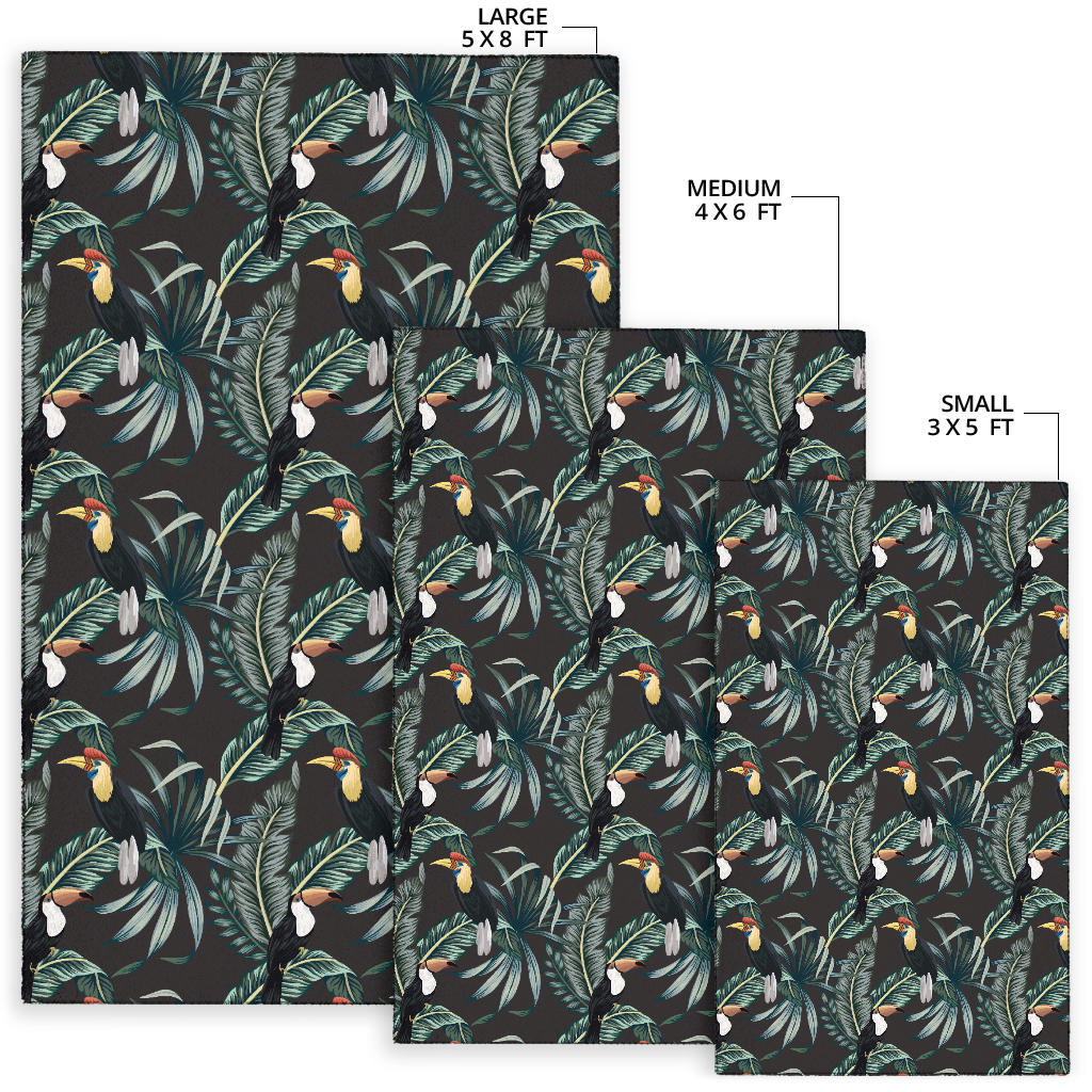 Rainforest Pattern Print Design RF06 Area Rugs