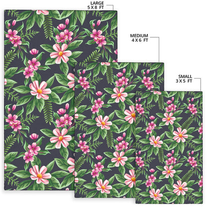 Summer Floral Pattern Print Design SF010 Area Rugs