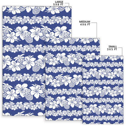 Hawaiian Themed Pattern Print Design H07 Area Rugs