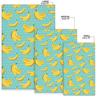 Banana Pattern Print Design BA02 Area Rugs