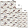 Sea Turtle Pattern Print Design T07 Area Rugs