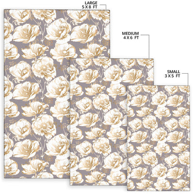 Anemone Pattern Print Design AM05 Area Rugs