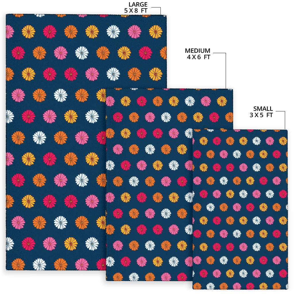 Gerberas Pattern Print Design GB06 Area Rugs