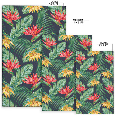 Bird Of Paradise Pattern Print Design BOP09 Area Rugs