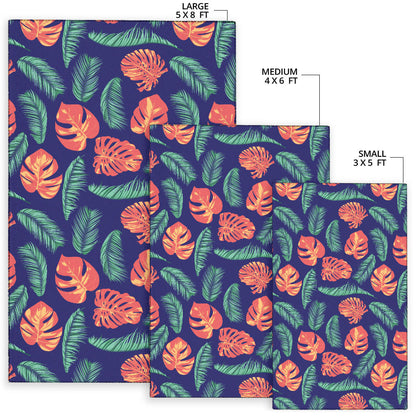Palm Leaves Pattern Print Design PL011 Area Rugs