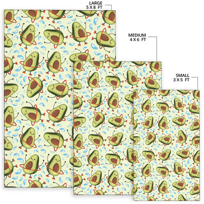 Avocado Pattern Print Design AC02 Area Rugs