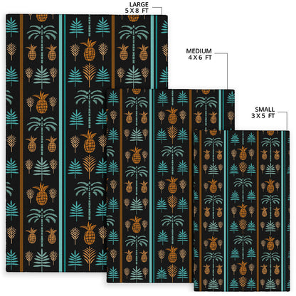 Hawaiian Themed Pattern Print Design H023 Area Rugs