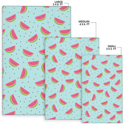 Watermelon Pattern Print Design WM06 Area Rugs