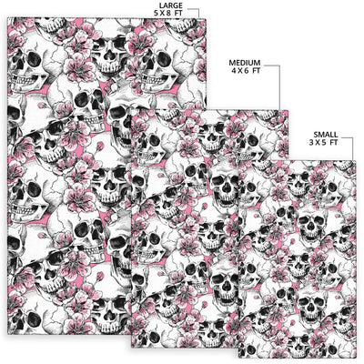 Cherry Blossom Pattern Print Design CB03 Area Rugs