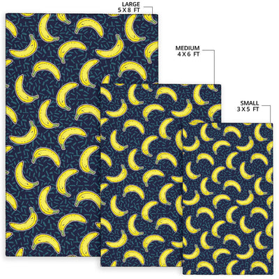 Banana Pattern Print Design BA09 Area Rugs