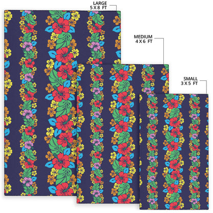 Hawaiian Themed Pattern Print Design H03 Area Rugs