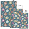 Hibiscus Pattern Print Design HB033 Area Rugs