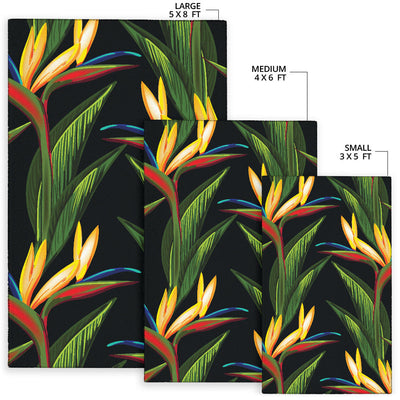 Bird Of Paradise Pattern Print Design BOP012 Area Rugs