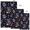 Summer Floral Pattern Print Design SF01 Area Rugs