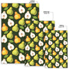 Pear Pattern Print Design PE06 Area Rugs