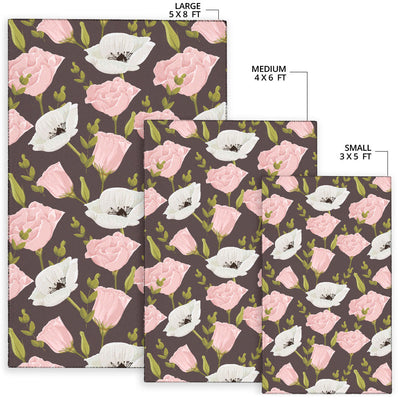 Anemone Pattern Print Design AM011 Area Rugs