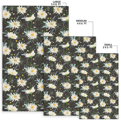 Daisy Pattern Print Design DS08 Area Rugs