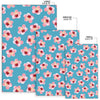 Cherry Blossom Pattern Print Design CB09 Area Rugs