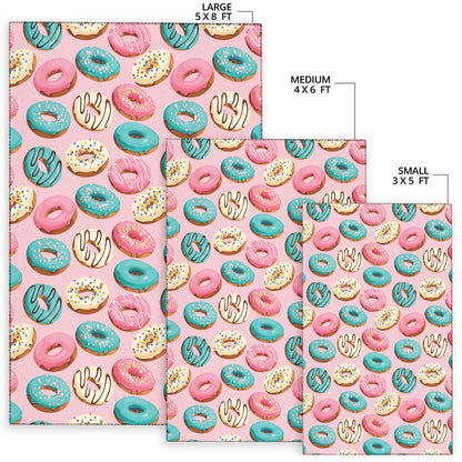 Donut Pattern Print Design DN06 Area Rugs