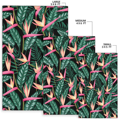 Bird Of Paradise Pattern Print Design BOP03 Area Rugs