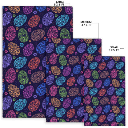 Easter Eggs Pattern Print Design RB012 Area Rugs