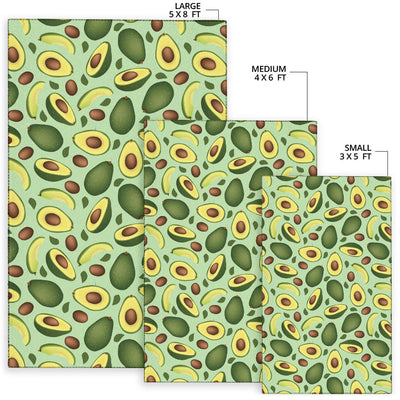 Avocado Pattern Print Design AC01 Area Rugs