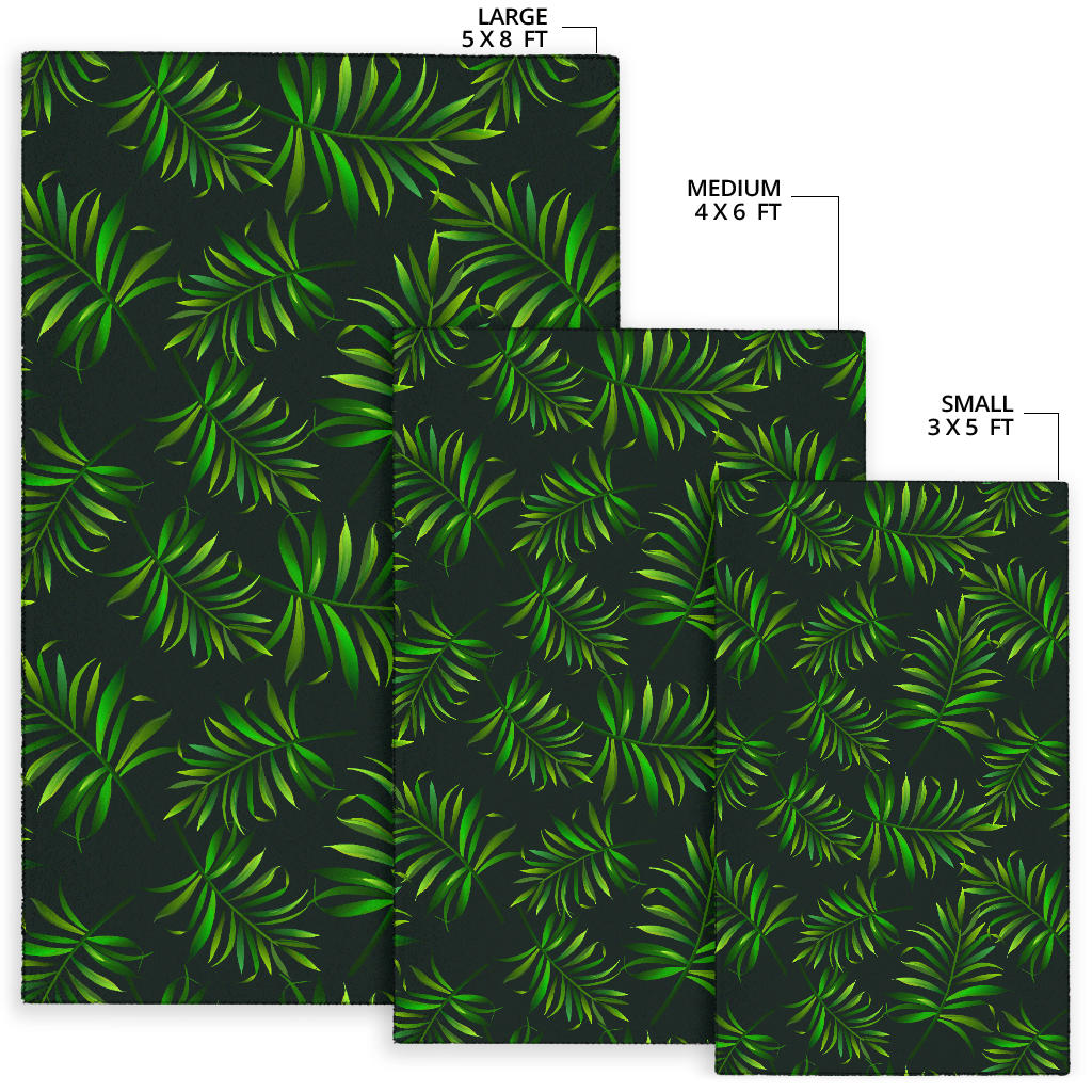 Rainforest Pattern Print Design RF03 Area Rugs
