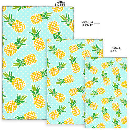Pineapple Pattern Print Design PP01 Area Rugs