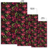 Iris Pattern Print Design IR03 Area Rugs