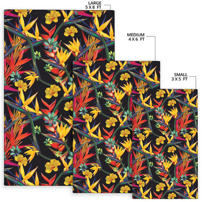Bird Of Paradise Pattern Print Design BOP016 Area Rugs