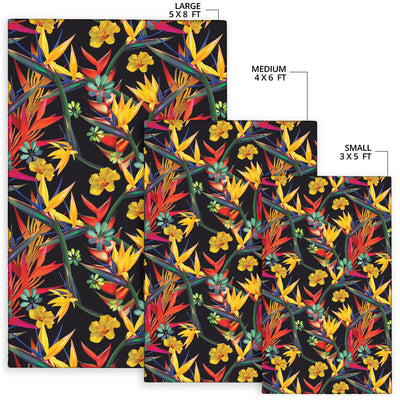 Bird Of Paradise Pattern Print Design BOP016 Area Rugs