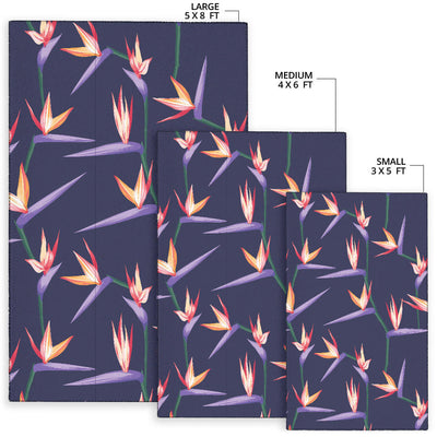 Bird Of Paradise Pattern Print Design BOP015 Area Rugs