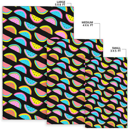 Watermelon Pattern Print Design WM08 Area Rugs