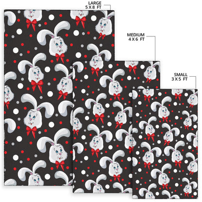Rabbit Pattern Print Design RB012 Area Rugs