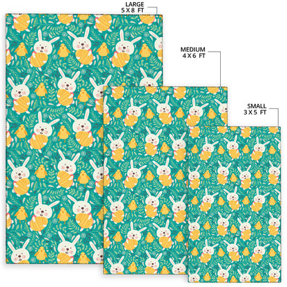 Easter Eggs Pattern Print Design RB02 Area Rugs