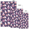 Donut Unicorn Pattern Print Design DN011 Area Rugs