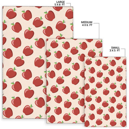 Apple Pattern Print Design AP01 Area Rugs
