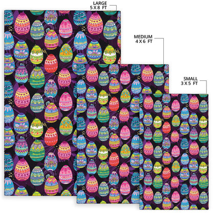 Easter Eggs Pattern Print Design RB08 Area Rugs