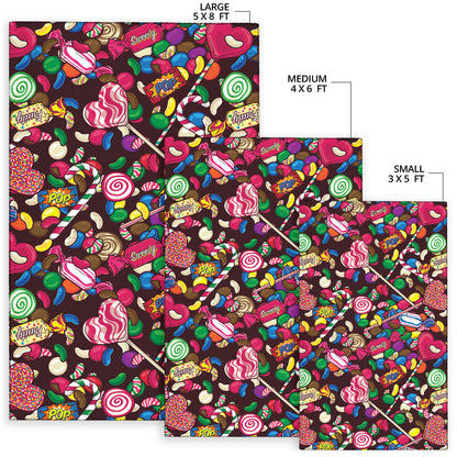 Candy Pattern Print Design CA02 Area Rugs