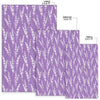 Lavender Pattern Print Design LV08 Area Rugs