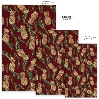 Pineapple Pattern Print Design PP013 Area Rugs